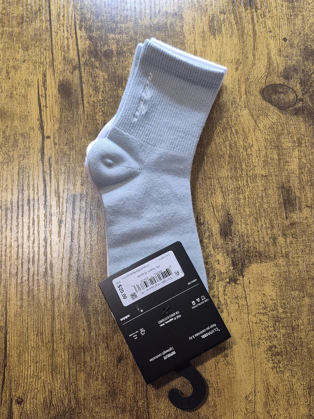 NWT Adidas Superlite ClimaCool High Quarter Socks 3-Pack Pastel M